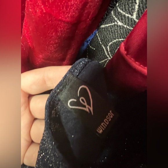 Sparkly Navy Blue Dress - Picture 3 of 3